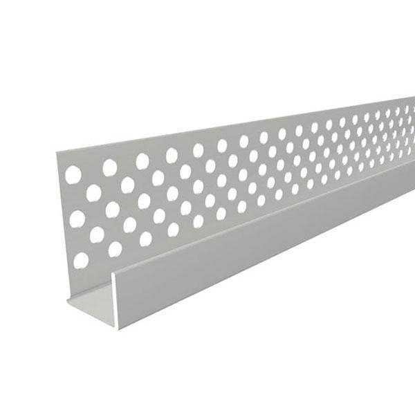 Gypsum Moldura J Plástica 1/2x10"